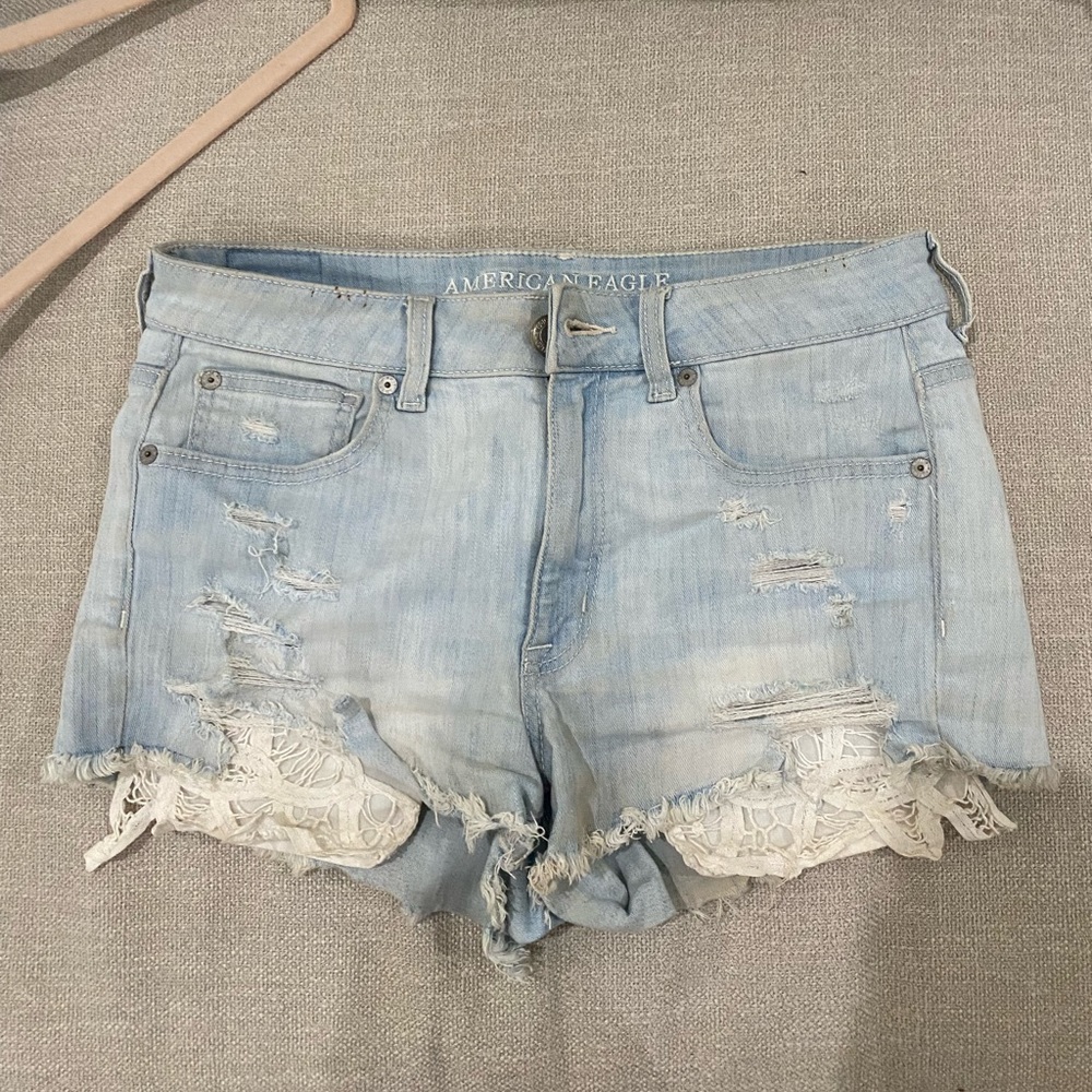 american eagle jean shorts